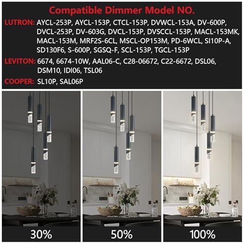 Modern Dimmable Led Pendant Lights Kitchen Island