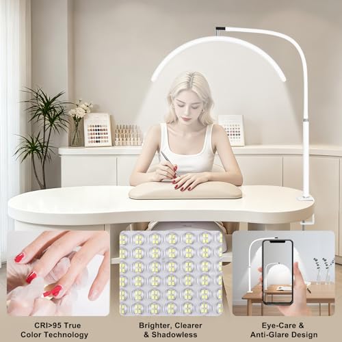 Half Moon Light for Nail Desk