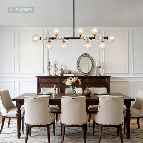 Glass Globe Sputnik Chandelier
