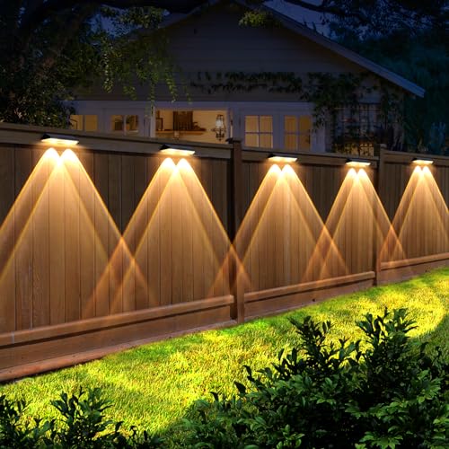 Solar Fence Lights (2 Count)