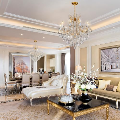 Modern Crystal Chandeliers (10 Count)