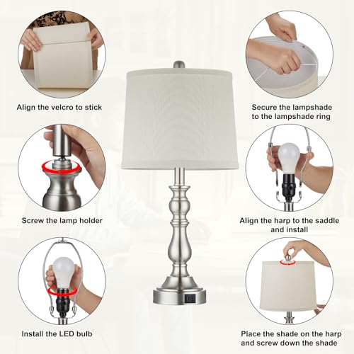 23'' Table Lamps Set of 2 (2 Count)