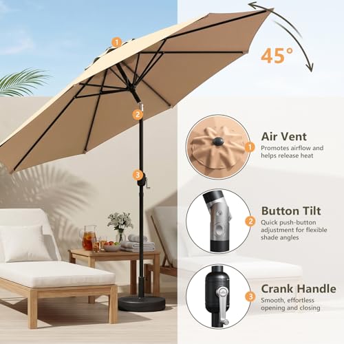 9FT Patio Umbrella