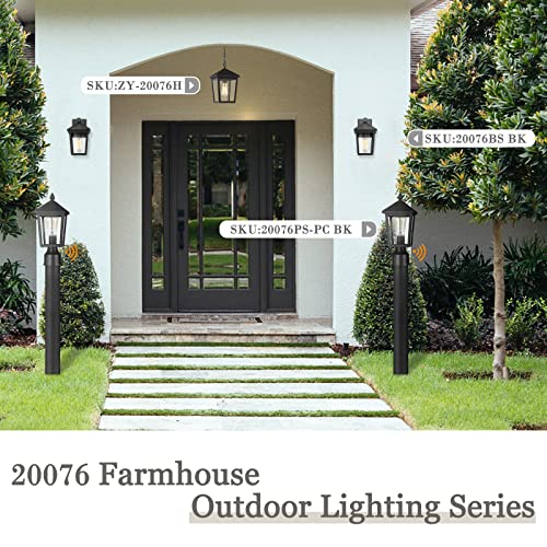 2 Pack Dusk to Dawn Outdoor Post Lights (2 Count)