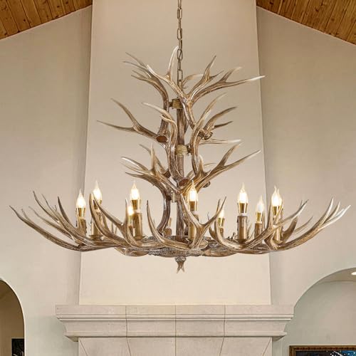 Antler Chandelier 12 Light