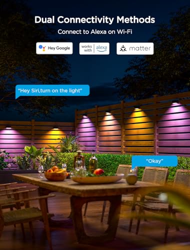 RGBIC Outdoor Deck Lights (6 Count)