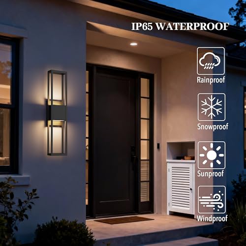 27 Inch Modern Outdoor Wall Lights