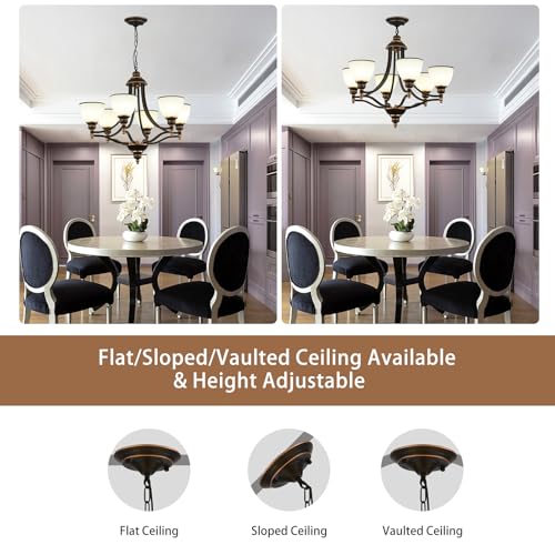 6 Light Chandelier