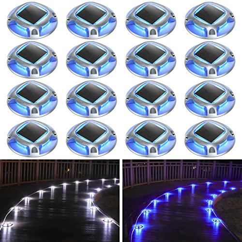 Solar Driveway Lights Outdoor 16 Pack (16 Count)