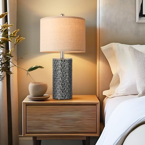 23" Modern Ceramic Table Lamp Set of 2 (2 Count)