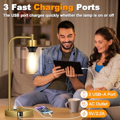Industrial Touch Table Lamps Set of 2 (2 Count)
