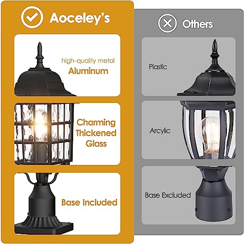 2 Pack Outdoor Post Lights (2 Count)