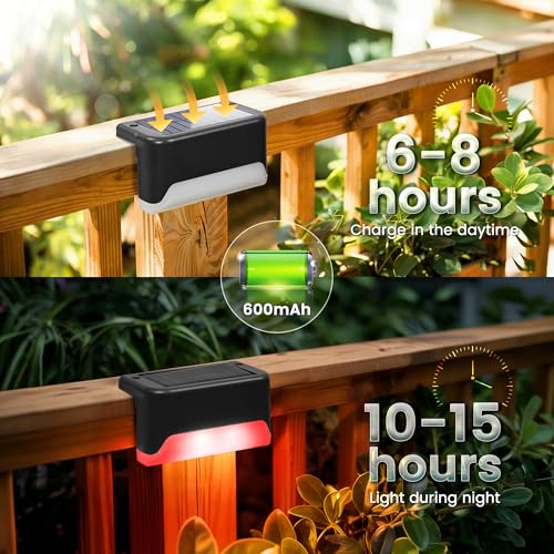 Solar Deck Lights Outdoor (16 Count)
