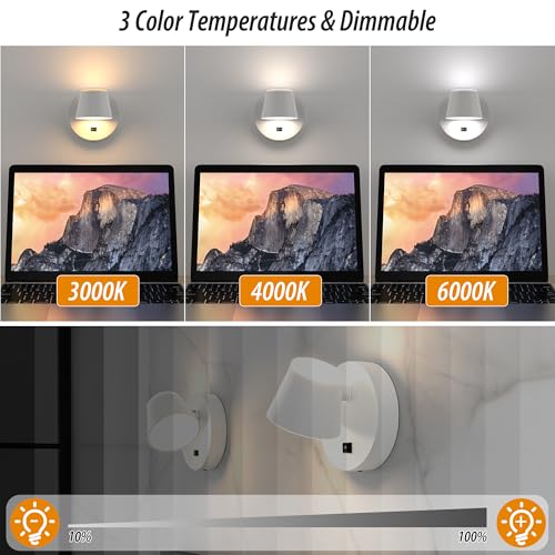 Battery Operated Wall Sconce with Remote