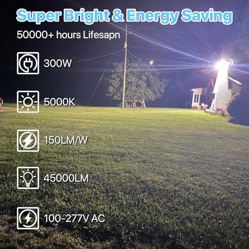 Led Parking Lot Lights Outdoor 300W