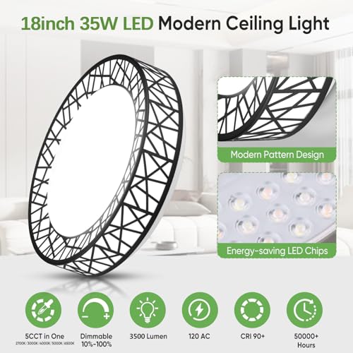 18 Inch Bird's Nest Flush Mount Ceiling Light