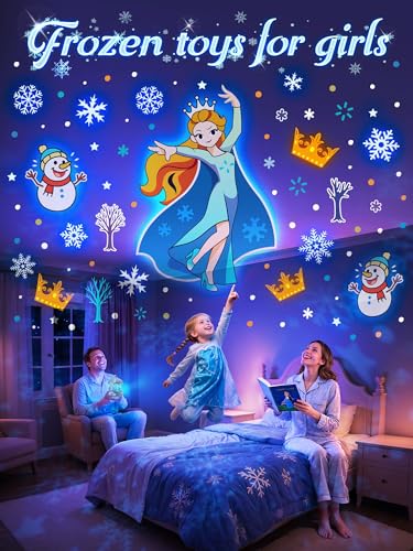 Frozen Toys 15 Music+16 Films+315 Colors Night Light for Kids