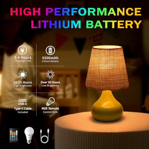 Cordless Table Lamp Rechargeable