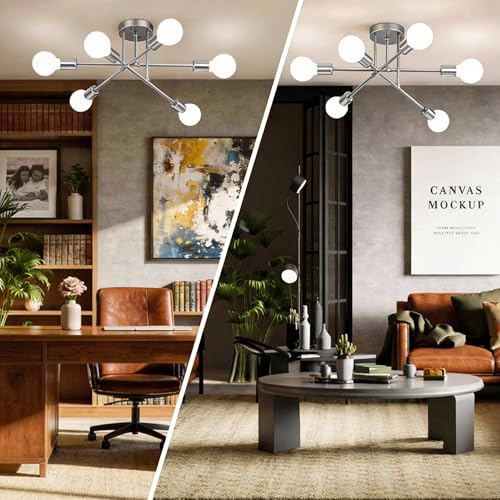 Modern Sputnik Chandelier Ceiling Light Fixtures