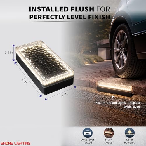 4x8 Solar Ground Lights (2 Count)
