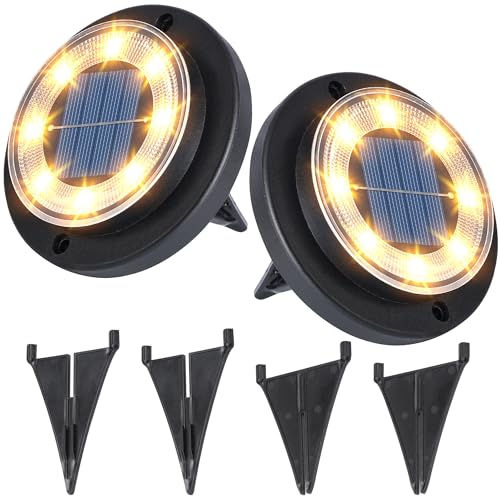 Solar Lights Outdoor Waterproof (2 Count)