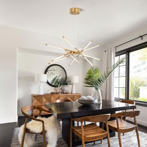 Modern Gold Chandelier