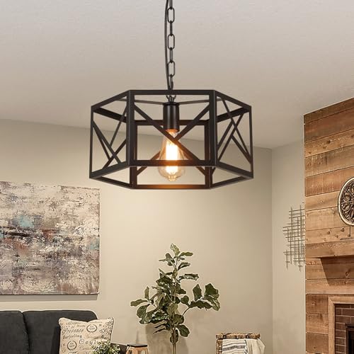 Rustic Farmhouse Metal Pendant Light Fixture One