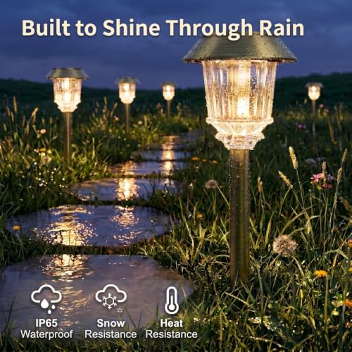 Solar Lights Outdoor Pathway (6 Count)