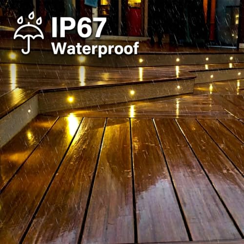 LED Deck Light Kits Warm White (12 Count)