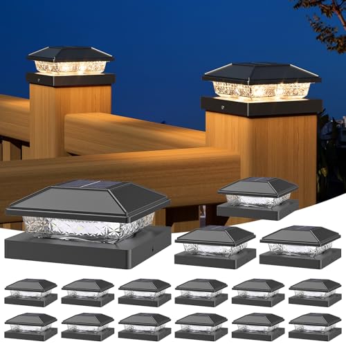 Solar Post Cap Lights (16 Count)
