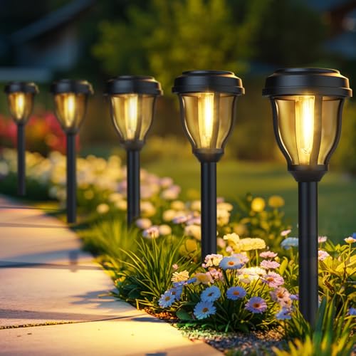 12 Pack Solar Lights Outdoor (12 Count)