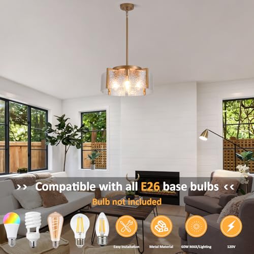 Gold Chandelier for Dining Room Light Fixture