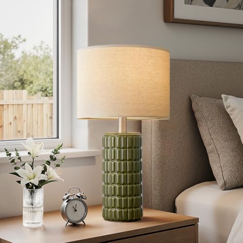 23" Modern Ceramic Table Lamps Set of 2 (2 Count)