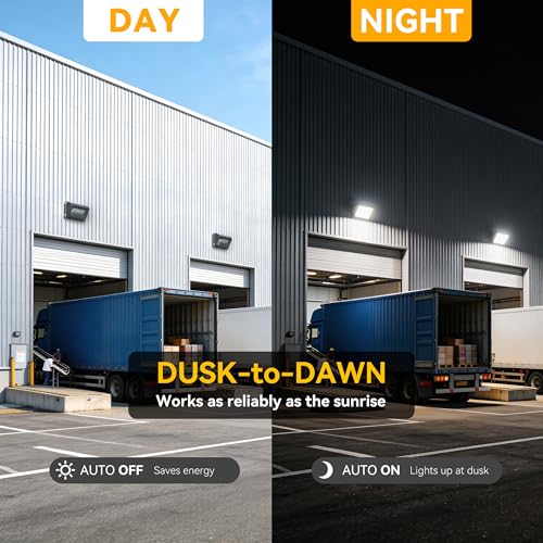 60W LED Wall Pack Light with Dusk to Dawn Photocell