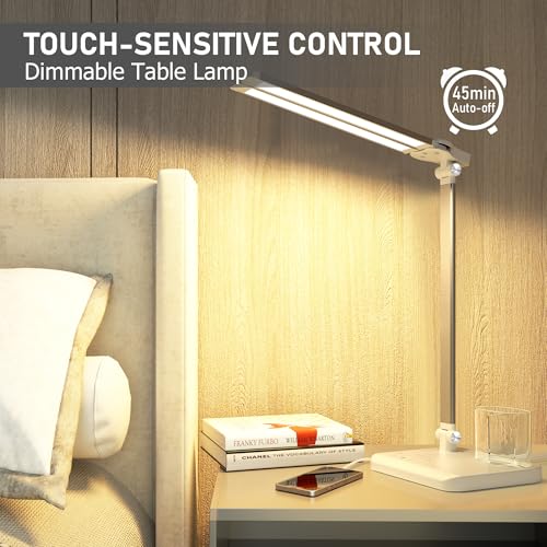 LED Desk Lamp for Home Office Desk Light Table Lamp 50 Lighting Modes Timer