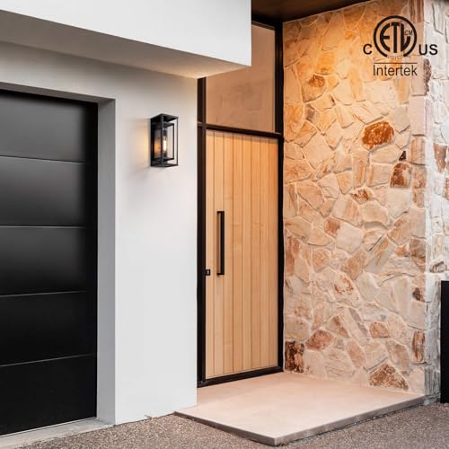 14" Dusk to Dawn Outdoor Wall Sconce (2 Count)