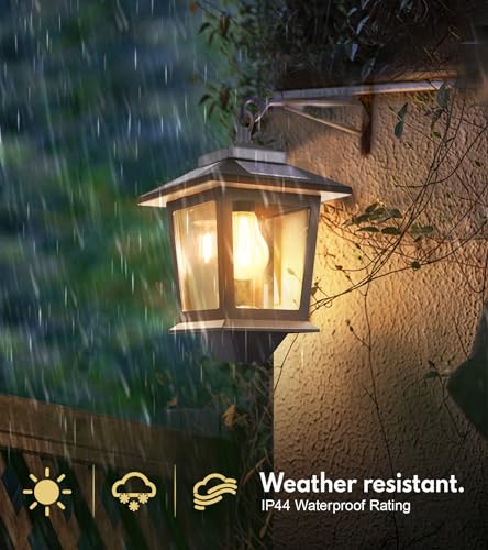 2 Pack Solar Wall Lanterns (2 Count)