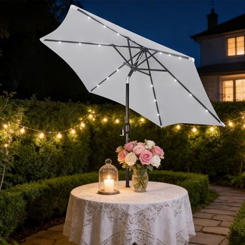 7.5 ft Solar Umbrella
