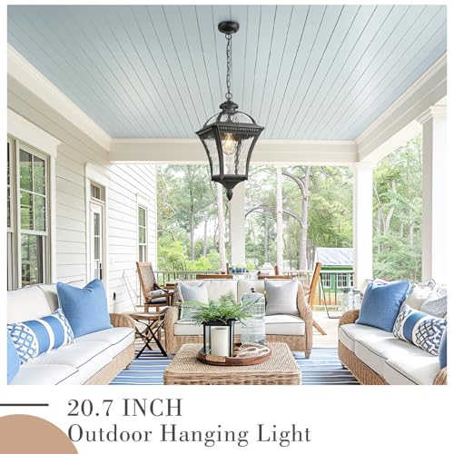 20.7" Outdoor Pendant Light