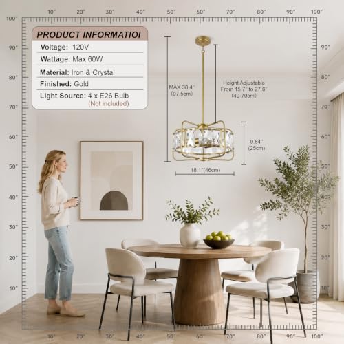 Crystal Chandeliers for Dining Room Lighting Fixtures Over Table