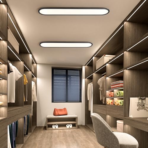 LED Flat Panel Long Ceiling Light Fixture for Shop Lighting