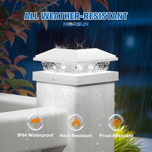 Solar Post Cap Lights (6 Count)