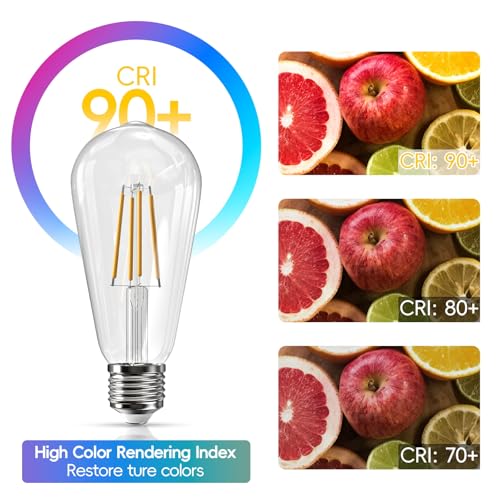Edison Bulbs E26 LED Bulb 60 Watt Equivalent
