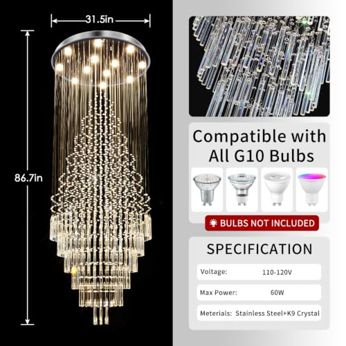 Luxury Large Foyer Chandelier