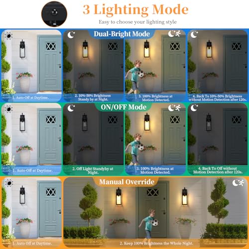 18'' Large Motion Sensor Outdoor Lights (2 Count)