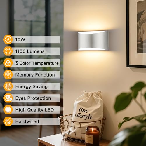 LED Wall Sconce Set of 2 (2 Count)