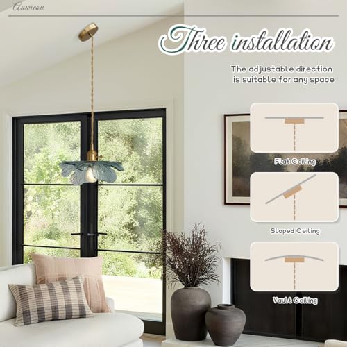 Gold Pendant Light Set of 2 (2 Count)