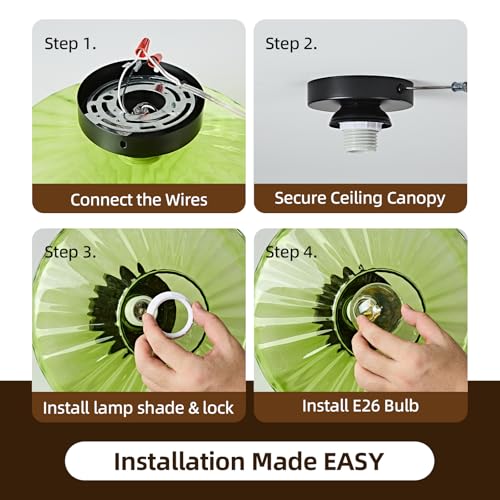 Glass Semi Flush Ceiling Lights