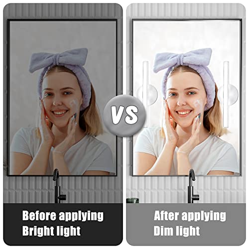 LED Mirror Lights Portable Rechargeable Vanity Light 3 Brightness Touch Control Makeup Light for Bathroom Dressing Room 2 Packs
