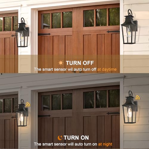 ALVIME Dusk to Dawn Outdoor Wall Lighting